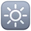 Bright Button emoji, Facebook design