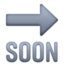 Soon Arrow emoji, Facebook design