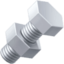Nut and Bolt emoji, Facebook design