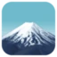 Mount Fuji emoji, Facebook design