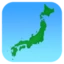 Map of Japan emoji, Facebook design