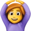 Woman Gesturing Ok emoji, Facebook design