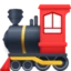 Locomotive emoji, Facebook design