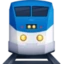Train emoji, Facebook design