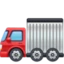 Articulated Lorry emoji as drawn by Facebook
