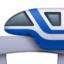 Monorail emoji, Facebook design