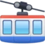 Mountain Cableway emoji, Facebook design