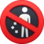 No Littering emoji, Facebook design