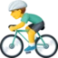 Man Biking emoji, Facebook design