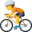 Person Biking emoji, Facebook design