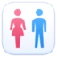 Restroom emoji, Facebook design