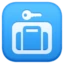 Left Luggage emoji, Facebook design