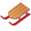 Sled emoji, Facebook design
