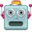 Robot emoji, Facebook design