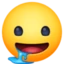 Drooling Face emoji, Facebook design