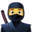 Ninja emoji, Facebook design