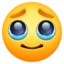 Face Holding Back Tears on Facebook