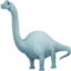Sauropod emoji, Facebook design