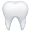 Tooth emoji, Facebook design