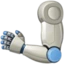 Mechanical Arm emoji, Facebook design