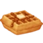 Waffle emoji, Facebook design