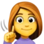 Deaf Woman emoji, Facebook design