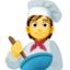 Cook emoji, Facebook design