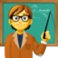 Teacher emoji, Facebook design