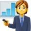 Office Worker emoji, Facebook design