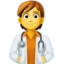 Health Worker emoji, Facebook design