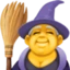 Woman Mage emoji, Facebook design