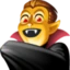 Man Vampire emoji, Facebook design