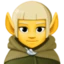 Man Elf emoji, Facebook design