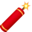 Firecracker emoji, Facebook design