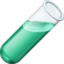 Test Tube emoji, Facebook design