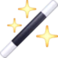 Magic Wand emoji, Facebook design