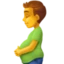 Pregnant Man emoji, Facebook design
