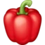 Bell Pepper emoji, Facebook design