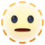Dotted Line Face emoji, Facebook design