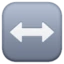 Left-right Arrow emoji, Facebook design