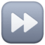 Fast-forward Button emoji, Facebook design