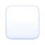 White Medium Square emoji, Facebook design