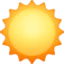 Sun emoji, Facebook design