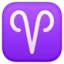 Aries emoji, Facebook design