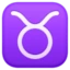 Taurus emoji, Facebook design
