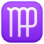 Virgo emoji, Facebook design