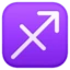 Sagittarius emoji, Facebook design