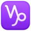 Capricorn emoji, Facebook design