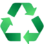 Recycling Symbol emoji, Facebook design