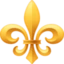 Fleur-de-lis emoji, Facebook design